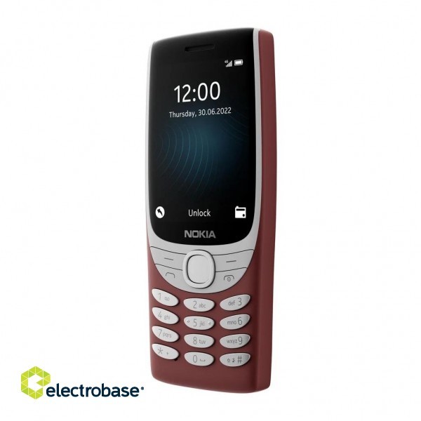 Nokia | 8210 | Yes | Unisoc | Red | 2.8 " | TFT LCD | 0 GB | Dual SIM | Nano-SIM | Bluetooth | 5.0 | Main camera 0.3 MP | 1450  mAh фото 3