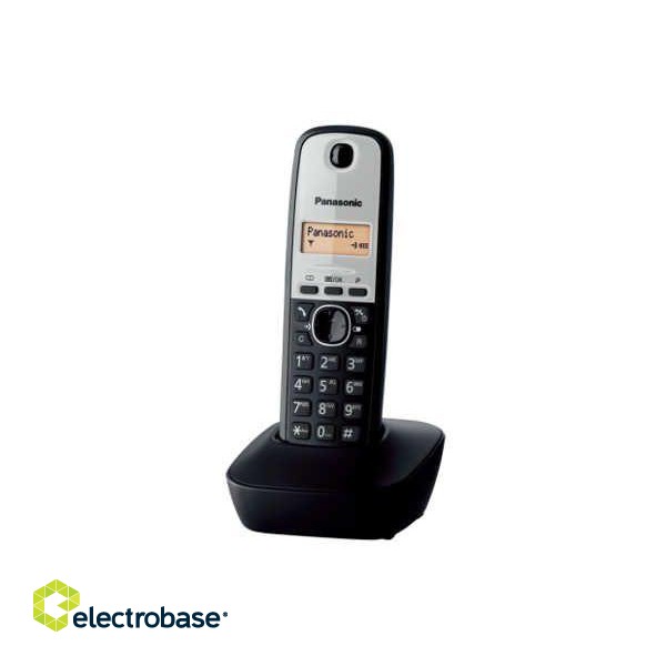 Panasonic | Cordless phone | KX-TG1911FXG | Built-in display | Caller ID | Black/Grey фото 1