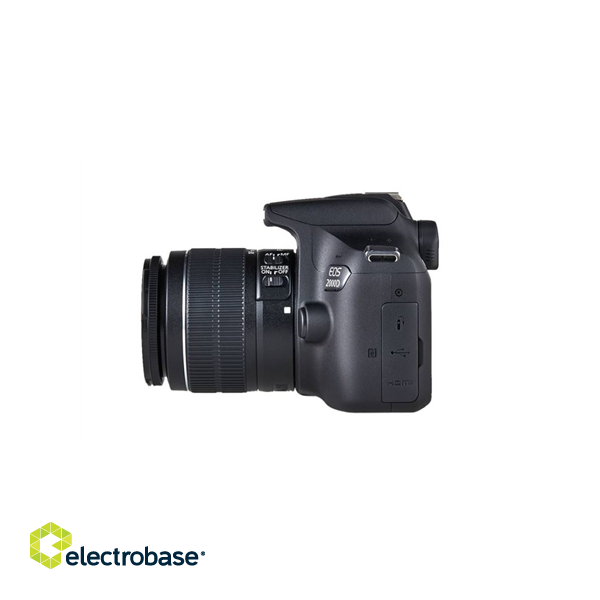 Canon | SLR Camera Kit | Megapixel 24.1 MP | ISO 12800 | Display diagonal 3.0 " | Wi-Fi | Video recording | APS-C | Black фото 2