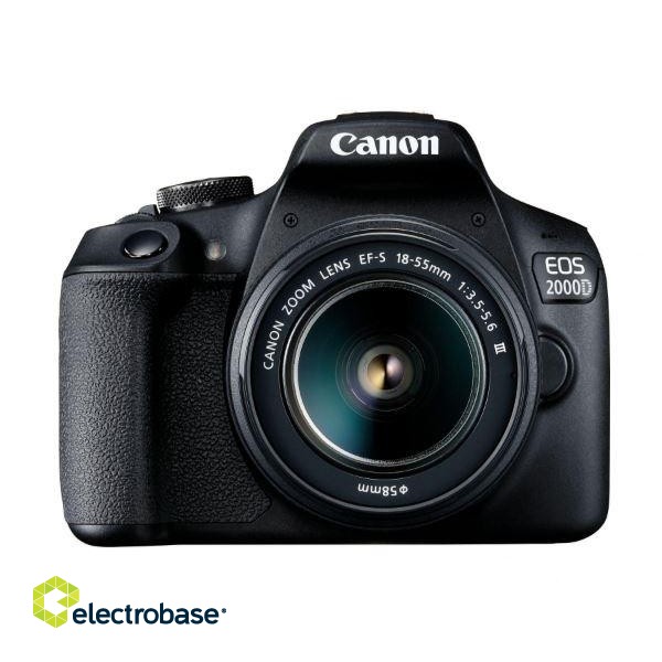 Canon | SLR Camera Kit | Megapixel 24.1 MP | ISO 12800 | Display diagonal 3.0 " | Wi-Fi | Video recording | APS-C | Black фото 8