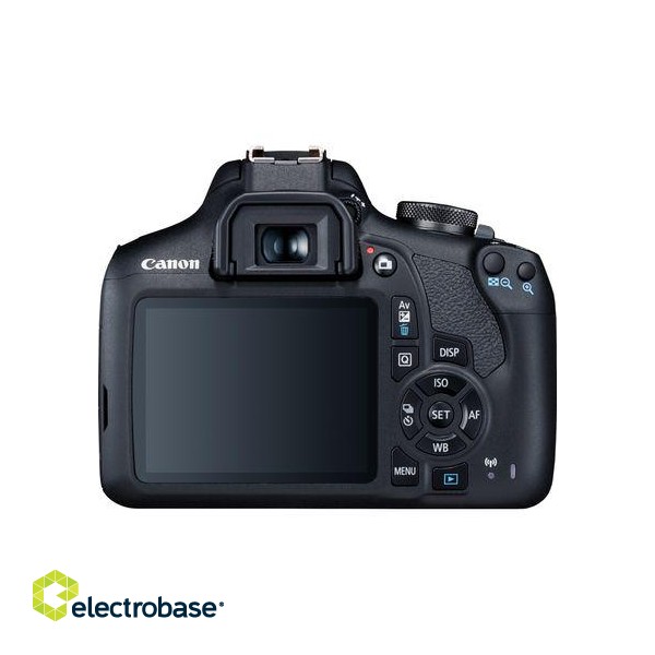 Canon | SLR Camera Kit | Megapixel 24.1 MP | Image stabilizer | ISO 12800 | Display diagonal 3.0 " | Wi-Fi | Video recording | APS-C | Black paveikslėlis 9
