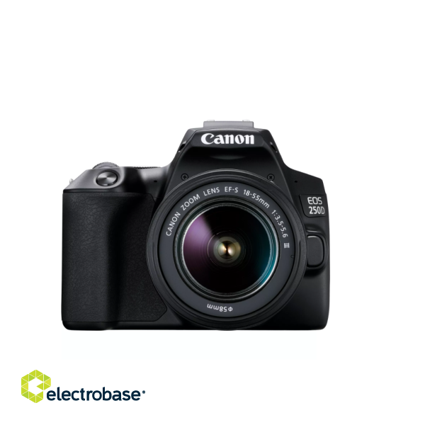 Canon | Megapixel 24.1 MP | Image stabilizer | ISO 256000 | Wi-Fi | Video recording | Manual | CMOS | Black image 2