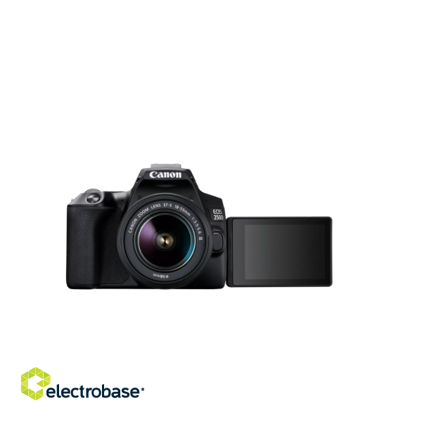 Canon | Megapixel 24.1 MP | Image stabilizer | ISO 256000 | Wi-Fi | Video recording | Manual | CMOS | Black image 4