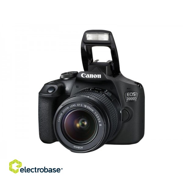 Canon | SLR Camera Kit | Megapixel 24.1 MP | ISO 12800 | Display diagonal 3.0 " | Wi-Fi | Video recording | APS-C | Black image 3