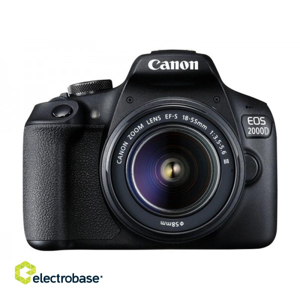 Canon | SLR Camera Kit | Megapixel 24.1 MP | ISO 12800 | Display diagonal 3.0 " | Wi-Fi | Video recording | APS-C | Black фото 4