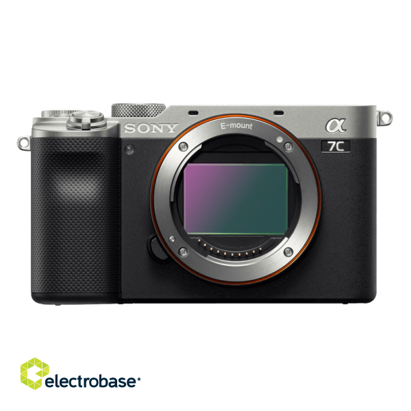 Sony | Full-frame Mirrorless Interchangeable Lens Camera | Alpha A7C | Mirrorless Camera body | 24.2 MP | ISO 102400 | Display diagonal 3.0 " | Video recording | Wi-Fi | Fast Hybrid AF | Magnification 0.59 x | Viewfinder | CMOS | Black image 2