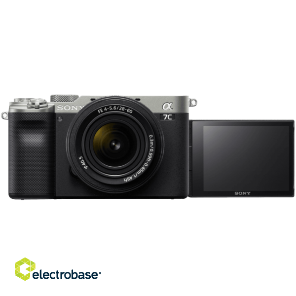 Sony | Full-frame Mirrorless Interchangeable Lens Camera | Alpha A7C | Mirrorless Camera body | 24.2 MP | ISO 102400 | Display diagonal 3.0 " | Video recording | Wi-Fi | Fast Hybrid AF | Magnification 0.59 x | Viewfinder | CMOS | Black image 4