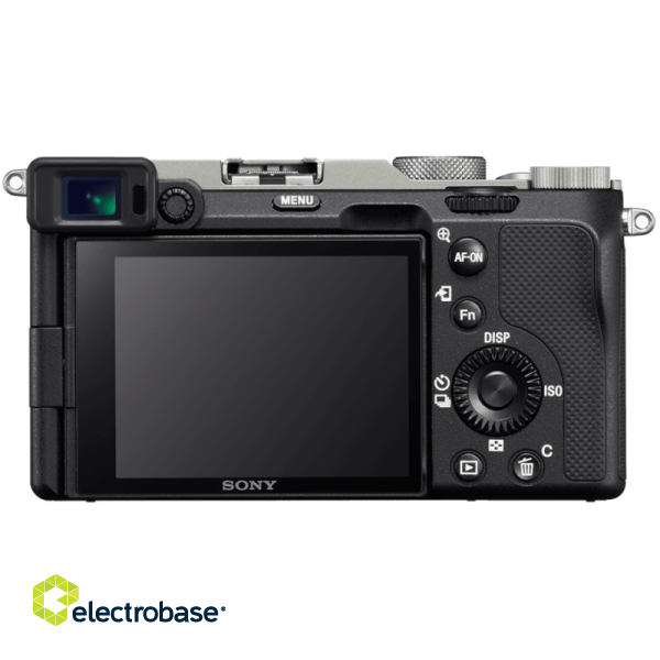 Sony | Full-frame Mirrorless Interchangeable Lens Camera | Alpha A7C | Mirrorless Camera body | 24.2 MP | ISO 102400 | Display diagonal 3.0 " | Video recording | Wi-Fi | Fast Hybrid AF | Magnification 0.59 x | Viewfinder | CMOS | Black image 6