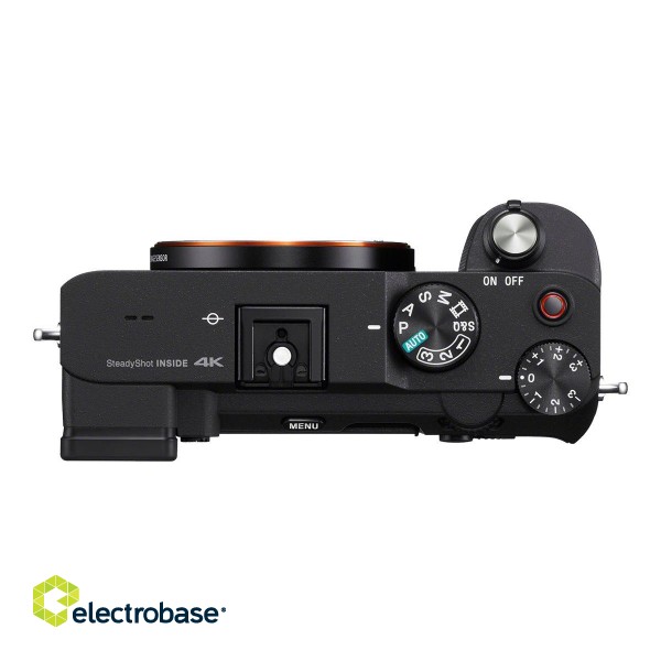 Sony | Full-frame Mirrorless Interchangeable Lens Camera | Alpha A7C | Mirrorless Camera body | 24.2 MP | ISO 102400 | Display diagonal 3.0 " | Video recording | Wi-Fi | Fast Hybrid AF | Magnification 0.59 x | Viewfinder | CMOS | Black image 7