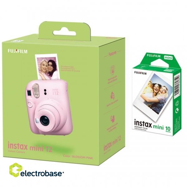 Fujifilm | MP | x | Blossom Pink | 800 | Instax Mini 12 Camera + Instax Mini Glossy (10pl) фото 1