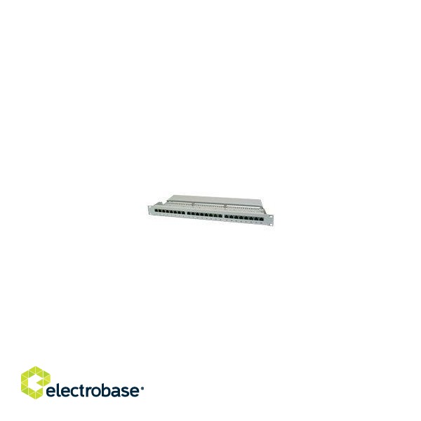 Digitus | Patch Panel | DN-91524S | White | Category: CAT 5e; Ports: 24 x RJ45; Retention strength: 7.7 kg; Insertion force: 30N max | 48.2 x 4.4 x 10.9 cm фото 2