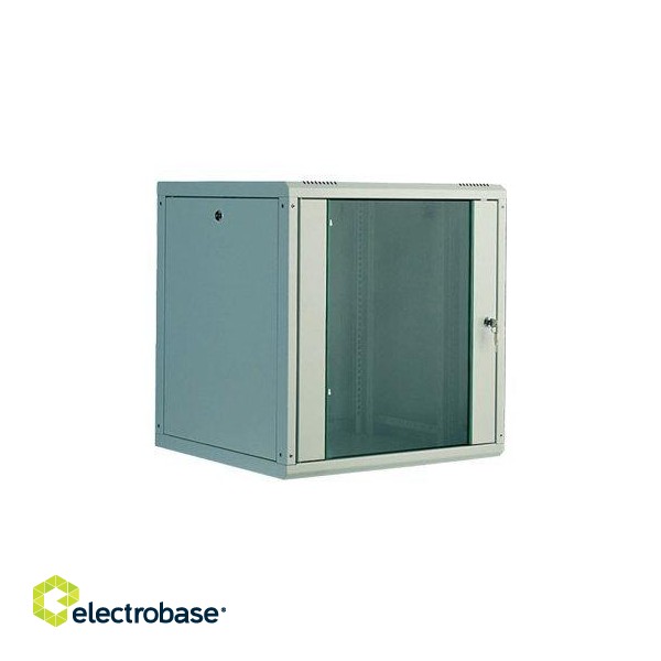 Digitus | Wall Mounting Cabinet | DN-19 12-U | Grey | IP protection class: IP20; Front door: Glass door image 2