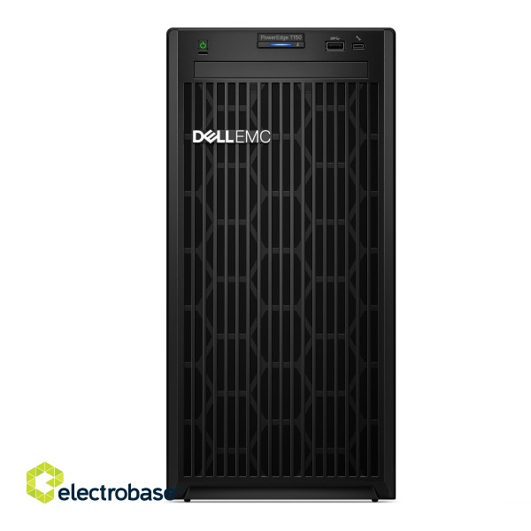 Dell | PowerEdge | T150 | Tower | Intel Pentium | 1 | G6405T | 2C | 4T | 3.5 GHz | 1000 GB | Up to 4 x 3.5" | No PERC | iDRAC9 Basic | Warranty Channel Basic NBD 36 month(s) image 2