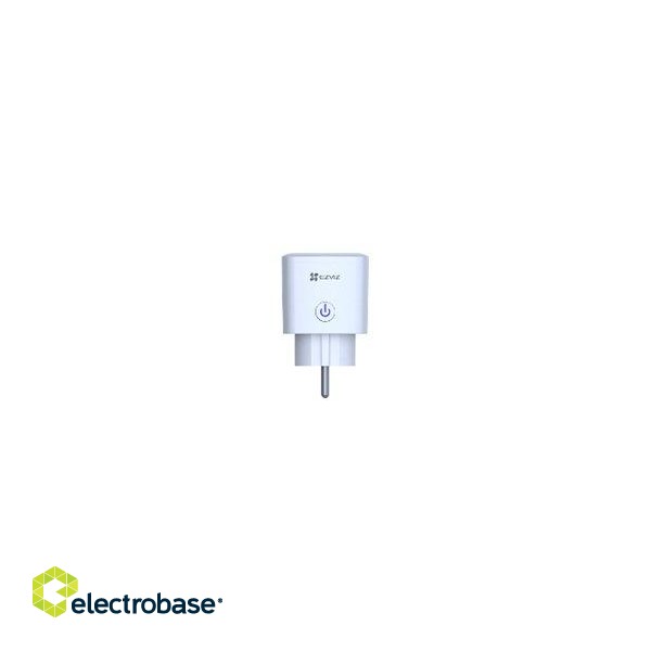 EZVIZ | Smart Plug with Power Consumption Tracker (EU Standard) | CS-T30-10B-E | White paveikslėlis 2
