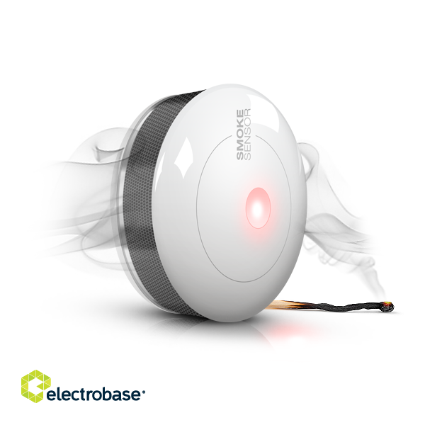 Fibaro | Smoke Sensor | Z-Wave | White image 3