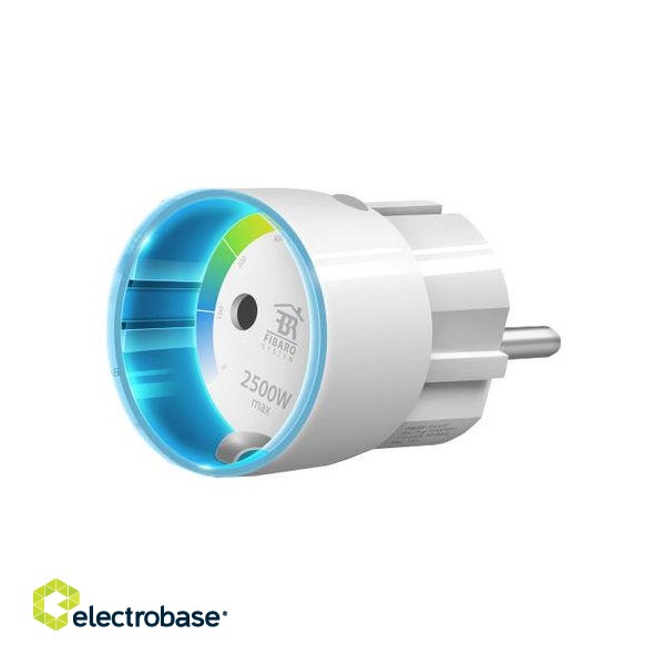 Fibaro | Wall plug | Z-Wave | White image 1