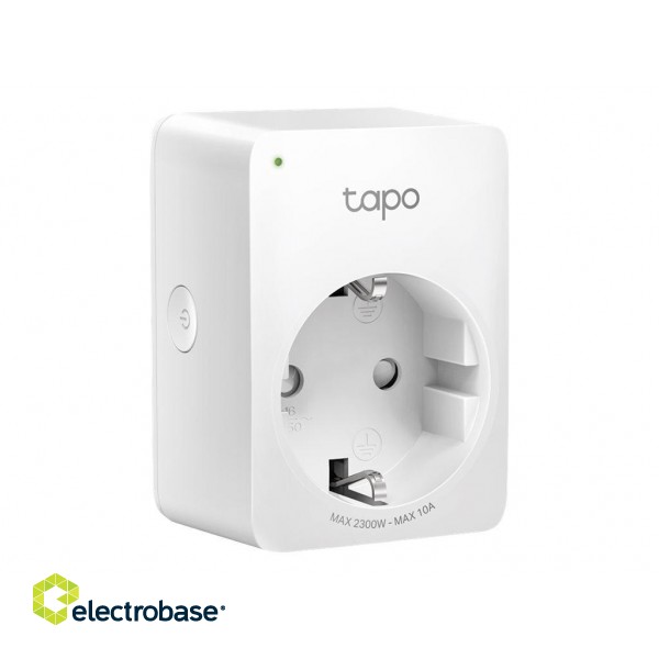 TP-LINK | Mini Smart Wi-Fi Socket | Tapo P100 (1-pack) | White image 2