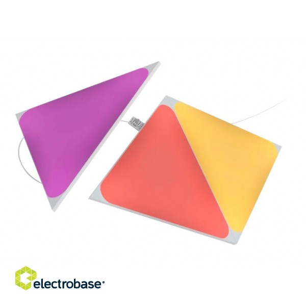 NanoleafShapes Triangles Expansion Pack (3 panels)1 x 1.5 W16M+ colours image 4