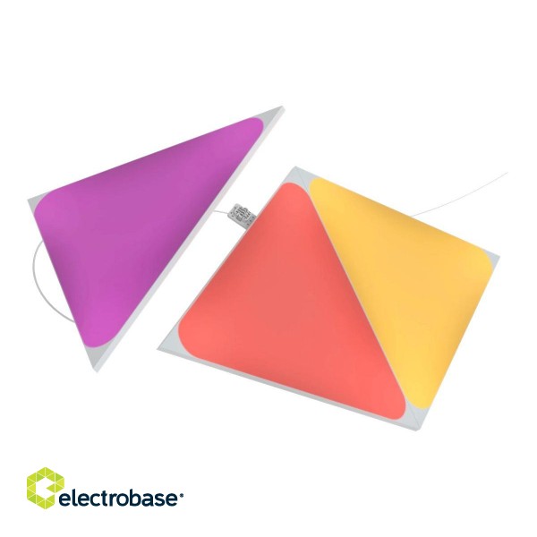 NanoleafShapes Triangles Expansion Pack (3 panels)1 x 1.5 W16M+ colours image 5