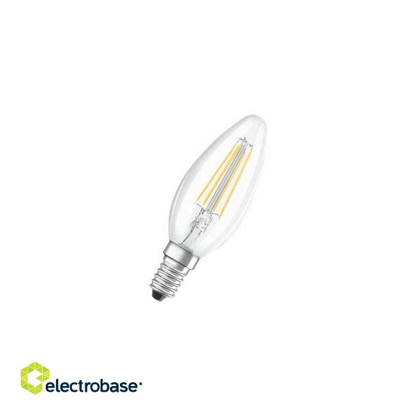 Osram Parathom Classic Filament 40 non-dim 4W/827 E14 bulb | Osram | Parathom Classic Filament | E14 | 4 W | Warm White image 2