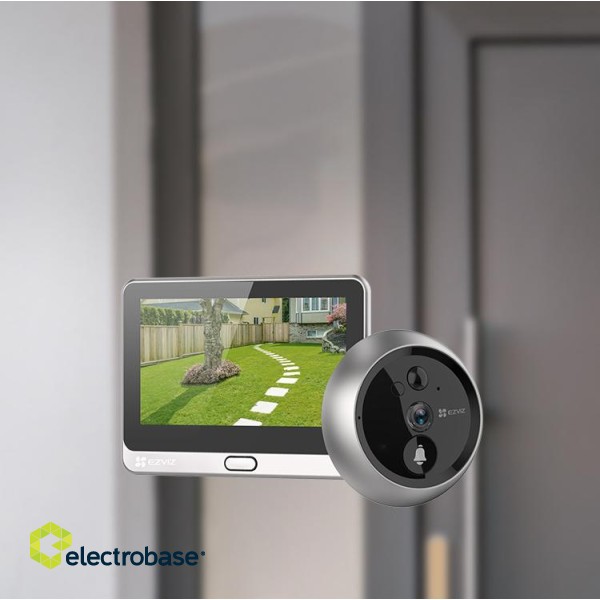 EZVIZ | CS-DP2 Wire-free Peephole Doorbell | Wi-Fi paveikslėlis 2