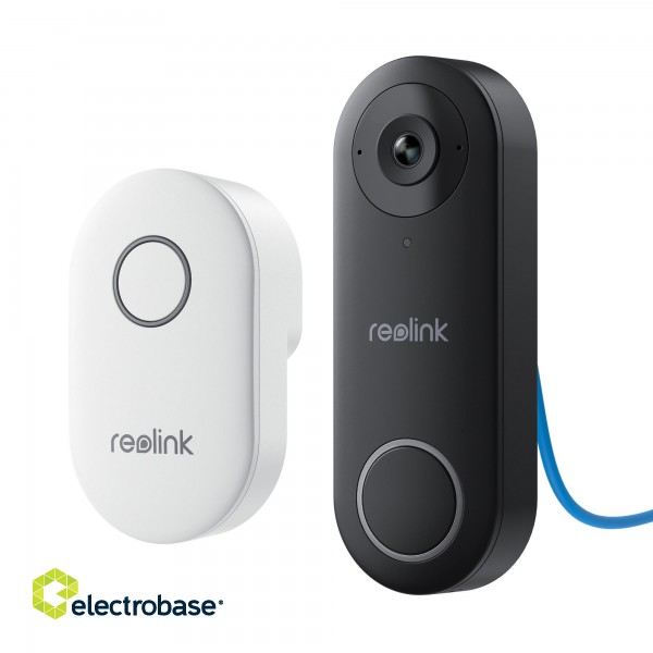 Reolink | D340P Smart 2K+ Wired PoE Video Doorbell with Chime image 1