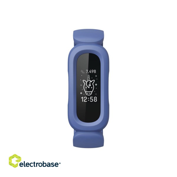 Fitbit | Ace 3 | Fitness tracker | OLED | Touchscreen | Waterproof | Bluetooth | Cosmic Blue/Astro Green image 2