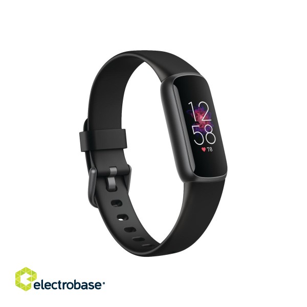 Fitbit | Luxe | Fitness tracker | Touchscreen | Heart rate monitor | Activity monitoring 24/7 | Waterproof | Bluetooth | Black/Black фото 10