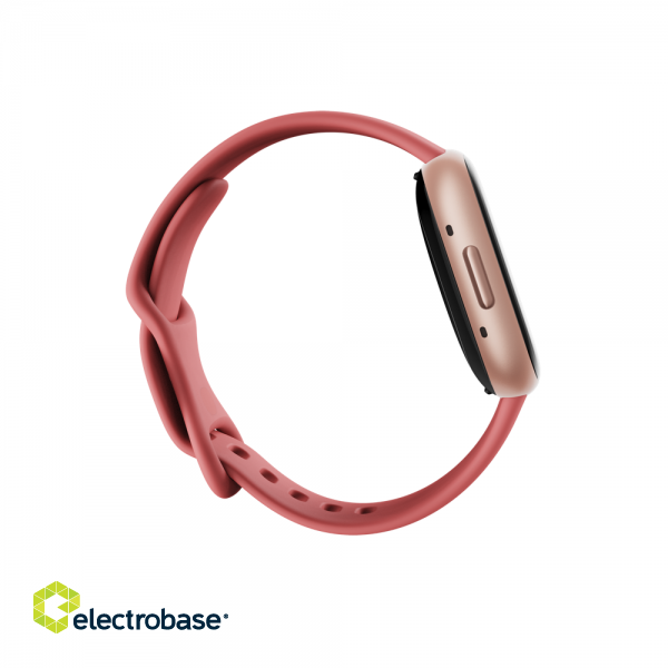 Versa 4 | Smart watch | NFC | GPS (satellite) | AMOLED | Touchscreen | Activity monitoring 24/7 | Waterproof | Bluetooth | Wi-Fi | Pink Sand/Copper Rose image 3