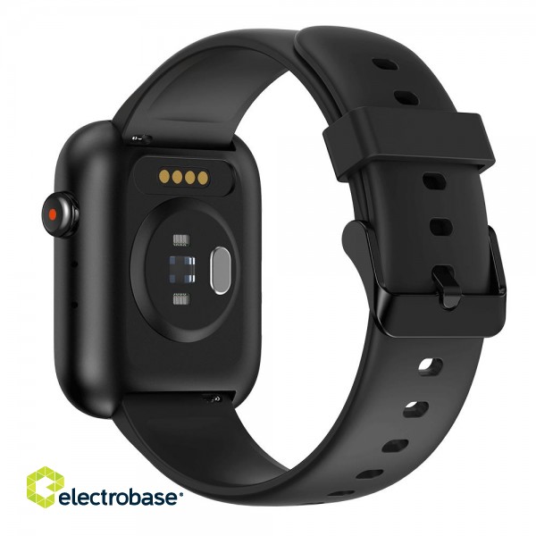 GTH2 | Smart watch | TFT | Touchscreen | 1.72” | Activity monitoring 24/7 | Waterproof | Bluetooth | Black фото 5