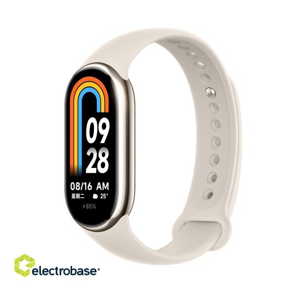 Champagne Gold | Xiaomi | Smart Band 8 | Fitness tracker | AMOLED | Touchscreen | Heart rate monitor | Activity monitoring Yes | Waterproof | Bluetooth фото 3