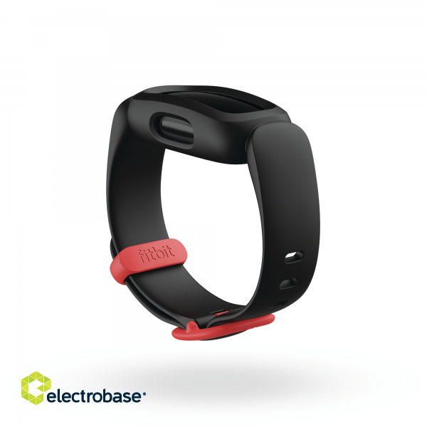 Fitbit | Ace 3 | Fitness tracker | OLED | Touchscreen | Waterproof | Bluetooth | Black/Racer Red image 5