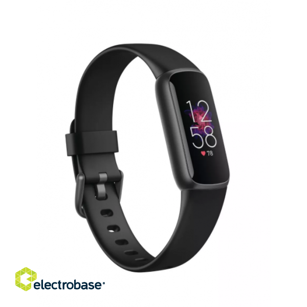 Fitbit | Luxe | Fitness tracker | Touchscreen | Heart rate monitor | Activity monitoring 24/7 | Waterproof | Bluetooth | Black/Black фото 1