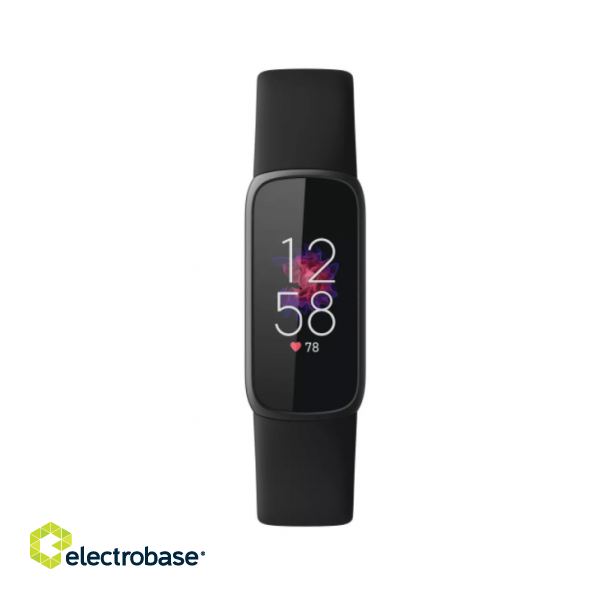 Fitbit | Luxe | Fitness tracker | Touchscreen | Heart rate monitor | Activity monitoring 24/7 | Waterproof | Bluetooth | Black/Black фото 3