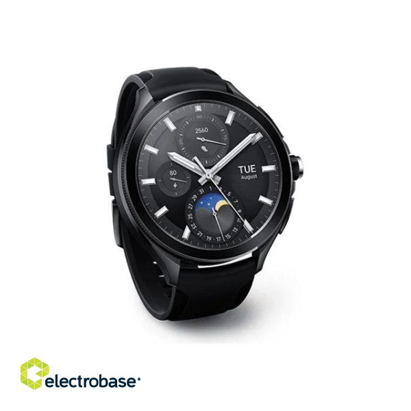 2 Pro | Smart watch | GPS (satellite) | AMOLED | 1.43 | Waterproof | Black paveikslėlis 1