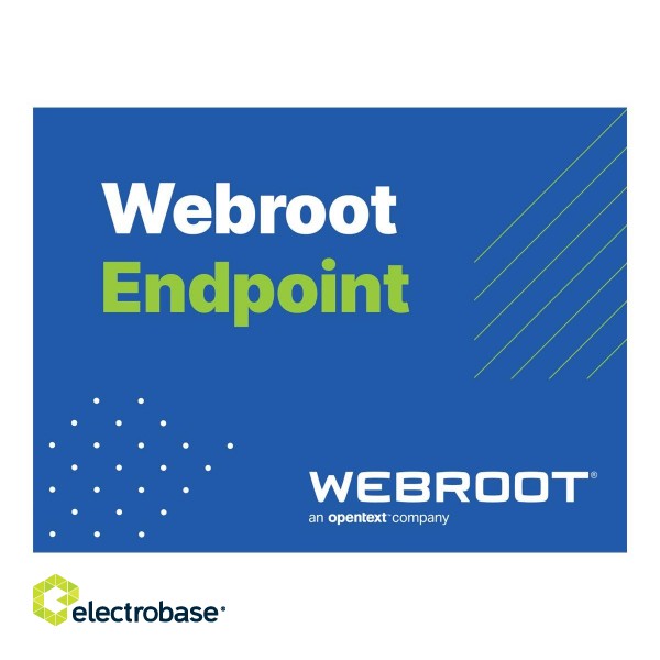 Webroot | Business Endpoint Protection with GSM Console | Antivirus Business Edition | 1 year(s) | License quantity 10-99 user(s) paveikslėlis 2
