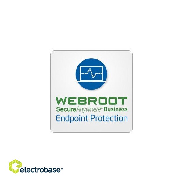 Webroot | Business Endpoint Protection with GSM Console | Antivirus Business Edition | 1 year(s) | License quantity 10-99 user(s) paveikslėlis 3
