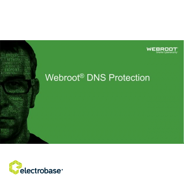 Webroot | DNS Protection with GSM Console | 2 year(s) | License quantity 1-9 user(s) paveikslėlis 1