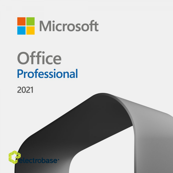 Microsoft | Office Professional 2021 | 269-17186 | ESD | 1 PC/Mac user(s) | License term  year(s) | All Languages | EuroZone image 1