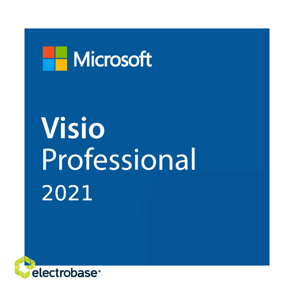 Microsoft | Visio Professional 2021 | D87-07606 | ESD | License term  year(s) | All Languages image 1