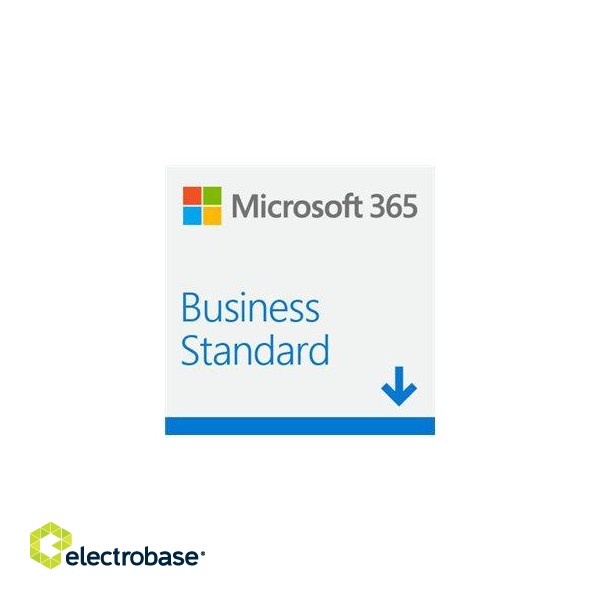 Microsoft | 365 Business Standard | KLQ-00211 | ESD | License term 1 year(s) | All Languages | Eurozone paveikslėlis 2