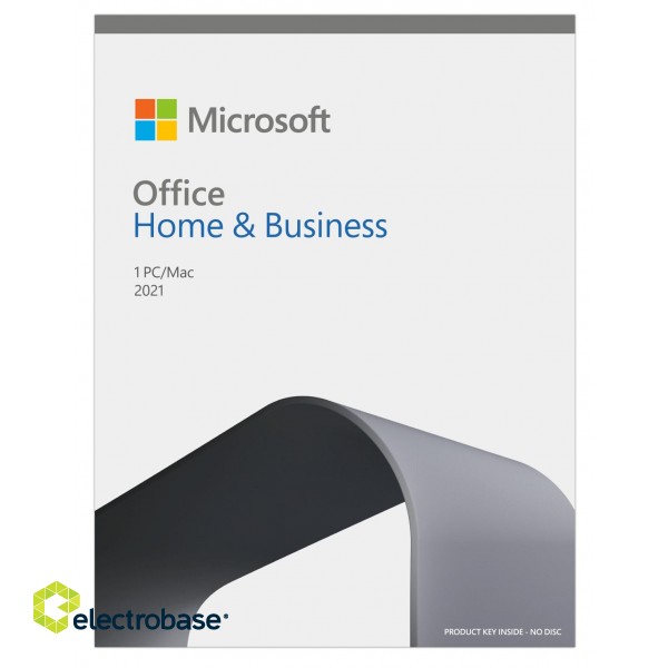 Microsoft | Office Home and Business 2021 | T5D-03511 | FPP | 1 PC/Mac user(s) | English | EuroZone Medialess image 4