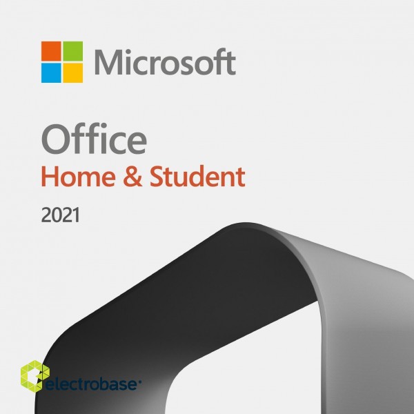 Microsoft | Office Home and Student 2021 | 79G-05339 | ESD | 1 PC/Mac user(s) | All Languages | EuroZone image 1