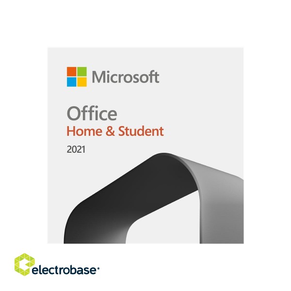 Microsoft | Office Home and Student 2021 | 79G-05339 | ESD | 1 PC/Mac user(s) | All Languages | EuroZone image 2