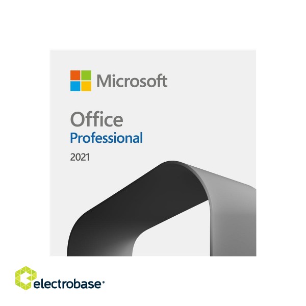 Microsoft | Office Professional 2021 | 269-17186 | ESD | 1 PC/Mac user(s) | All Languages | EuroZone paveikslėlis 2