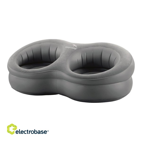 Easy Camp | Movie seat Double | Comfortable sitting position Easy to inflate/deflate Soft flocked sitting surface фото 2