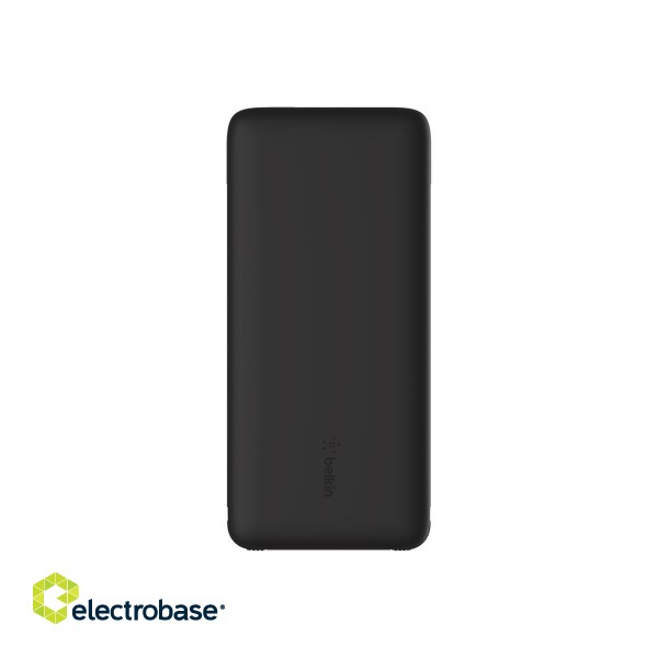 Belkin | BOOST CHARGE Plus Power Bank | 10000 mAh | Integrated LTG and USB-C cables | Black фото 2