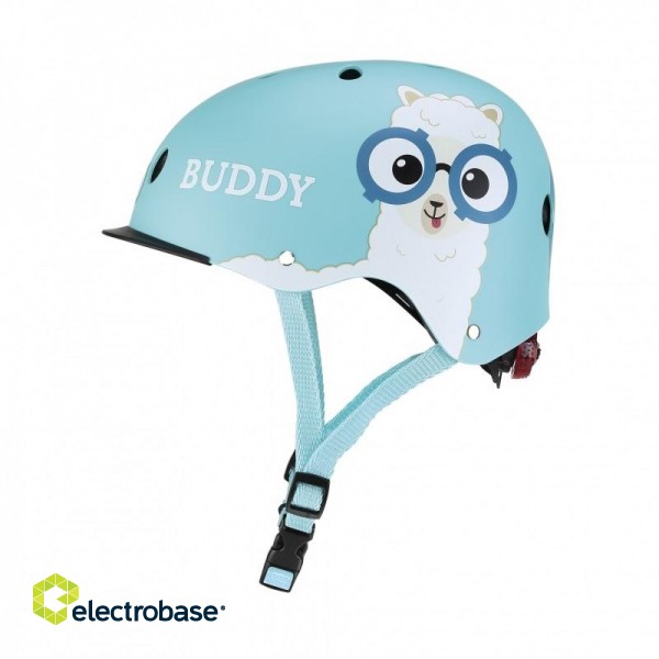 Globber | Light blue | Helmet Elite Lights Buddy image 2