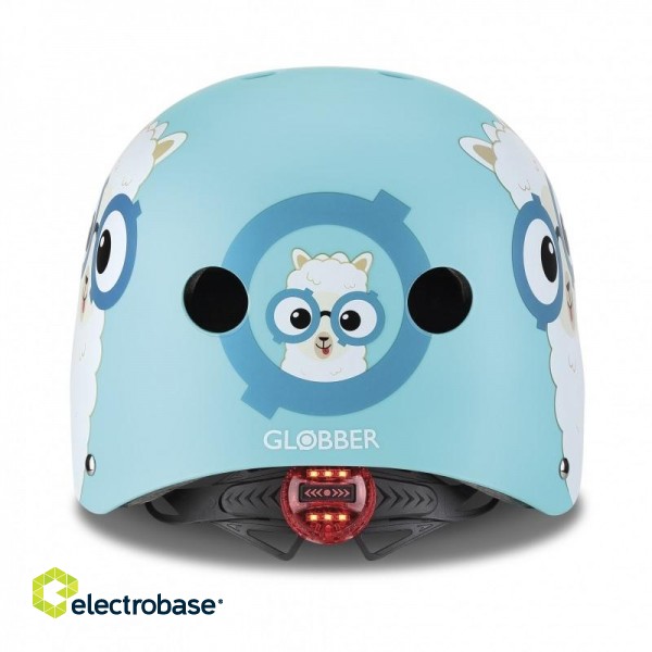Globber | Light blue | Helmet Elite Lights Buddy image 4