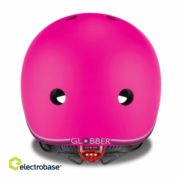 Globber Helmet Go Up Lights Deep pink paveikslėlis 2
